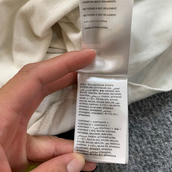 Bebe Dress Women XS Extra Small Multi Paneled Bodycon Back Zip Fitted Lined Mini - Picture 7 of 12